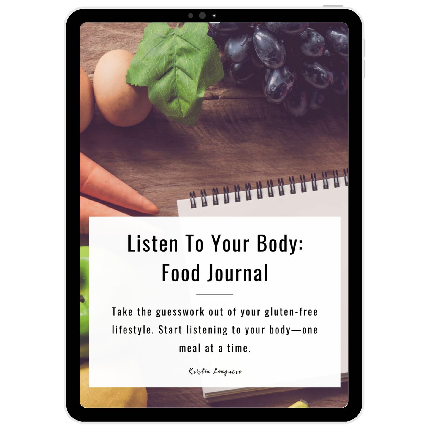 Listen To Your Body Food Journal