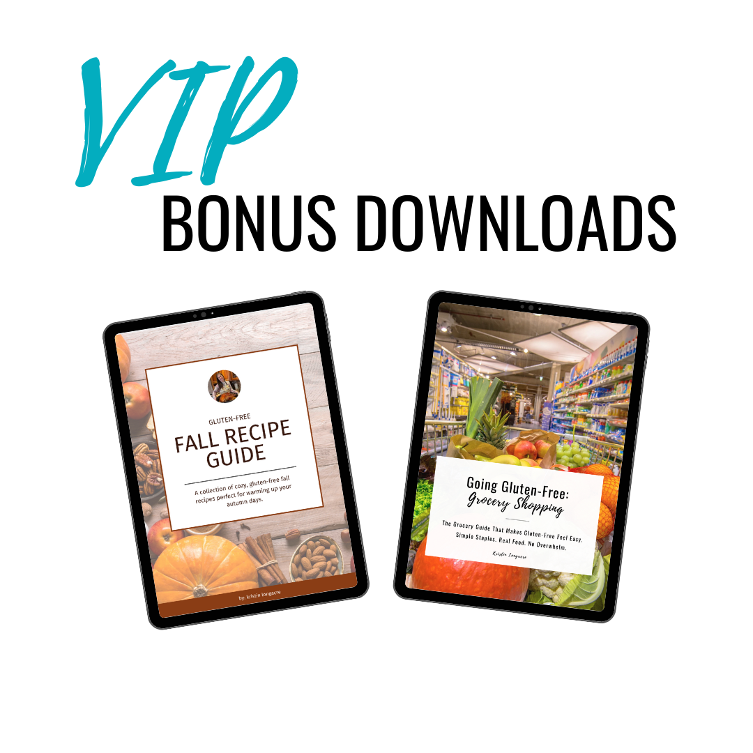 Gluten-Free Meal Planning Workshop Fall VIP Bonus